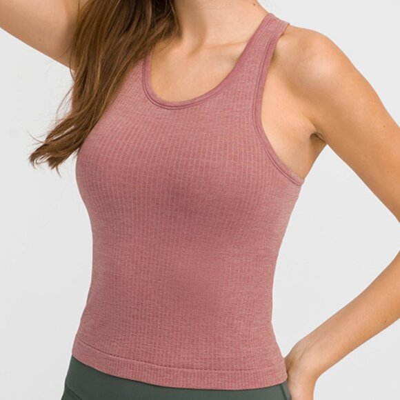 Men's Plus Size Round Neck Racerback Tank